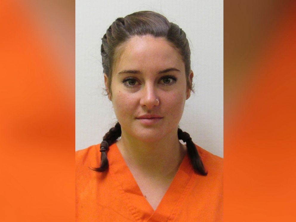 PHOTO: Actress Shailene Woodley is seen in this booking photo released by Morton County Sheriffs Department in North Dakota,on October 11, 2016.