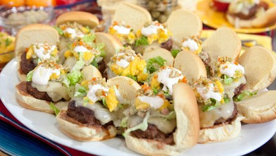 PHOTO: Rachael Ray's 7-layer sliders are shown here.