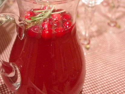 Lauren Torrisi's Christmas cheer cocktail is shown here.