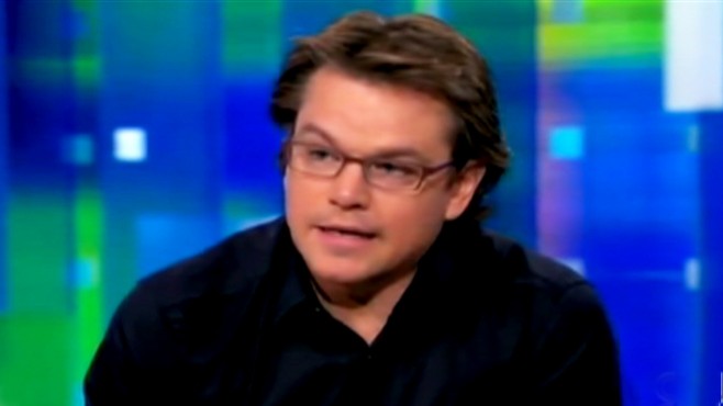 VIDEO: Matt Damon criticizes President Obama on Piers Morgan show.