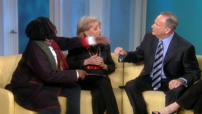 VIDEO: Whoopi Goldberg and Joy Behar walk off The View set over Bill O'Reilly's comments about Muslims.