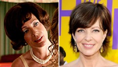 PHOTO: Allison Janney is shown in a scene from the movie, "The Help," left, and  arriving at the film's Los Angeles Premiere held at the Academy of Motion Picture Arts and Sciences' Samuel Goldwyn Theater, Aug. 9, 2011 in Beverly Hills, Calif.