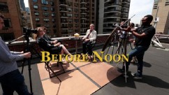 VIDEO: The stars of 'Before Midnight' discuss their beloved film trilogy on the roof of ABC in New York.