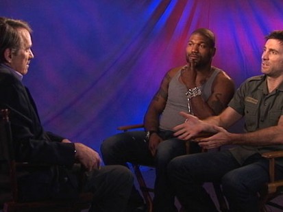 VIDEO: Sharlto Copley and Rampage Jackson face off in their "A-Team" fandom.