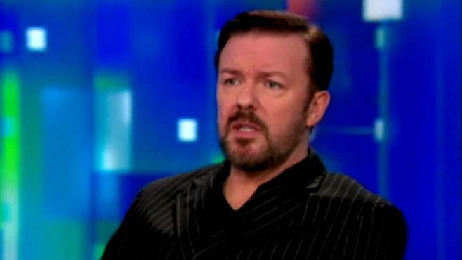 VIDEO: Ricky Gervais talks to CNN's Piers Morgan about his celebrity roasts.