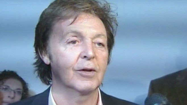 VIDEO: Despite a bad divorce, the Beatle says he is in love and won?t ask for a prenup.