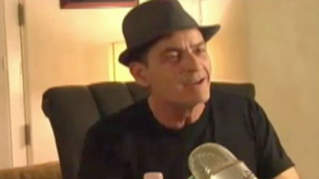 VIDEO: Charlie Sheen is having trouble booking a hotel in New York for his comedy tour.