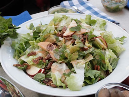 PHOTO: Michael Romanos apple and escarole salad is shown here.
