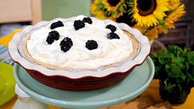 PHOTO: Deen Bros' Ten Minute Blackberry Cream Pie is shown.