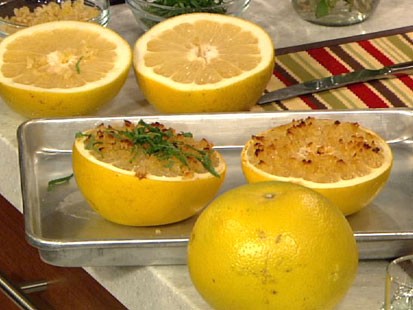Daphne Oz's broiled grapefruit is shown here.