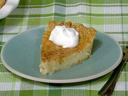 Carla Hall's buttermilk pie is shown here.