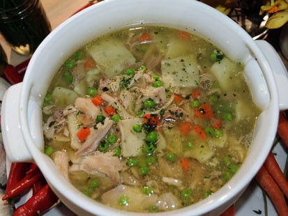 PHOTO: Emerils chicken and dumplings recipe is shown here.