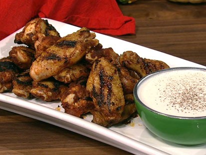 Mario Batali's wing recipe is shown here.