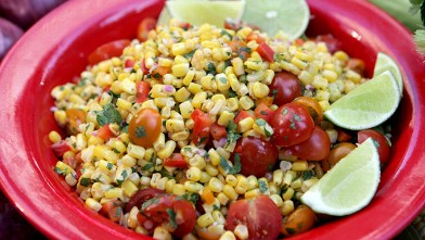 PHOTO: Lorraine Wallace's corn salad is shown here.