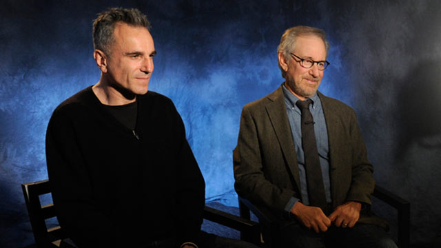 PHOTO: Diane Sawyer speaks to legendary director Steven Spielberg and two-time Academy Award-winning actor Daniel Day Lewis about the highly anticipated movie "Lincoln."