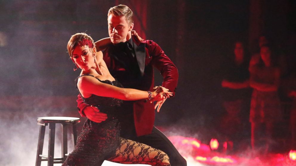PHOTO: Amy Purdy dances with Derek Hough on the May 5, 2014 episode of Dancing With The Stars.