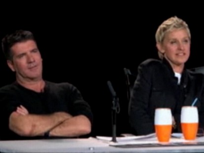 Video: Ellen DeGeneres makes her debut on American Idol.
