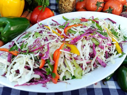 PHOTO: Emerils Sweet and Tangy Coleslaw is seen here in this undated photo.