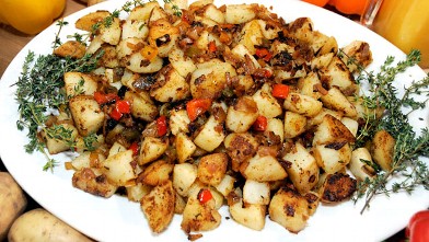 PHOTO: Emeril Lagasse's hash brown potatoes are shown here.