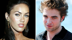 Megan Fox and Robert Pattinson