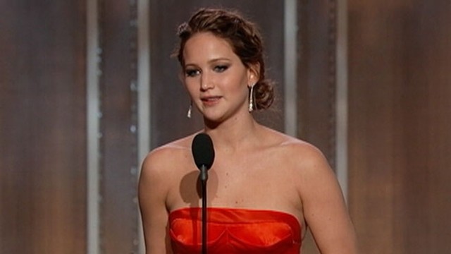 VIDEO: Jennifer Lawrence's 2013 Golden Globe Awards acceptance speech.