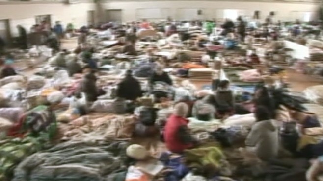 VIDEO: Half a million survivors still homeless after earthquake and tsunami.