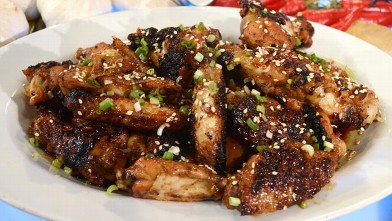 PHOTO: Guy Fieri's firecracker wings are shown here.