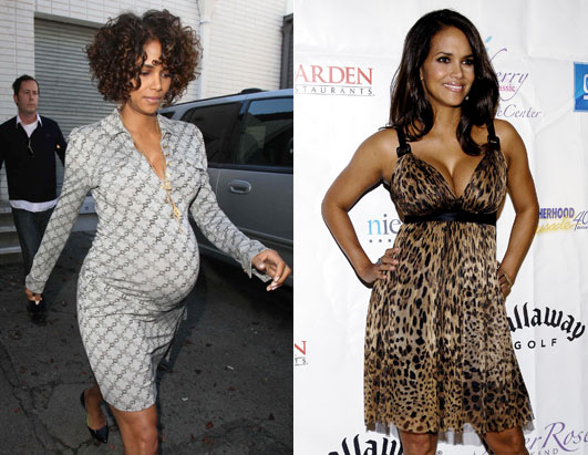 Pregnant Celebs: Before & After