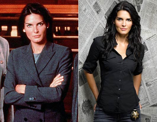  to Lindsay Boxer in "Women's Murder Club". Acress Angie Harmon was hard 