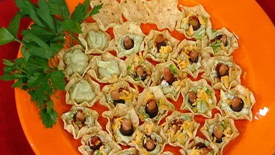 PHOTO: Diane Henderiks' Seven Layer Dip Bites are shown.