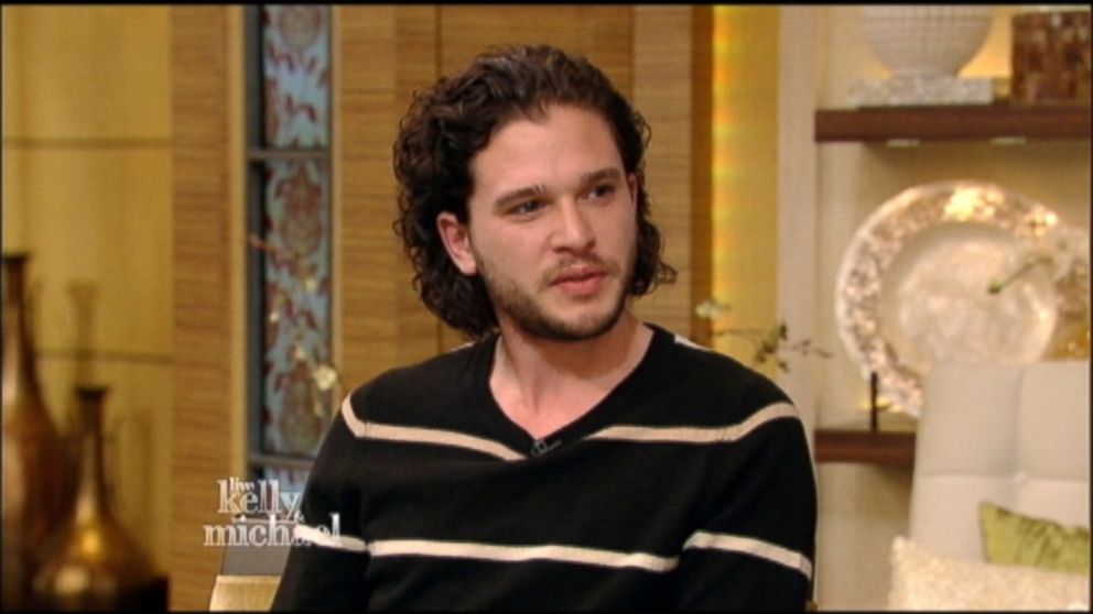 PHOTO: Actor Kit Harington from "Game of Thrones" and "How To Train Your Dragon 2" appears on ABCs "Live! with Kelly and Michael" on June 10, 2014.