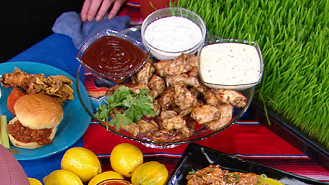 PHOTO: Emeril Lagasse's Oven-Roasted Chicken Wings are shown.