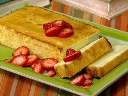 PHOTO: Michael Symons lemon polenta pound cake is shown here.