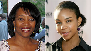 Lesley Herring, left, sister of actress Aasha Davis, has been missing since Feb. 8.