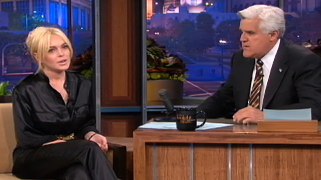 PHOTO: Lindsay Lohan on The Tonight Show