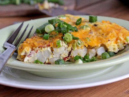 PHOTO: Erin Chases loaded potato frittata is shown here.