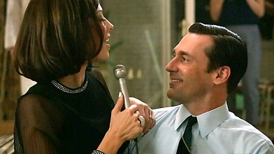 PHOTO: The fifth season of "Mad  Men" kicked off with a birthday party for Don Draper (Jon Hamm), shown right.
