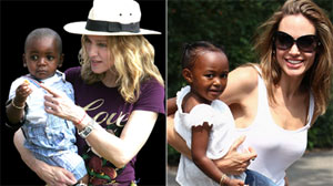 Madonna and Angelina Jolie