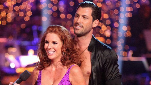 PHOTO: Melissa Gilbert and Maksim Chmerkovskiy on Dancing With the Stars, Tuesday April 3, 2012.