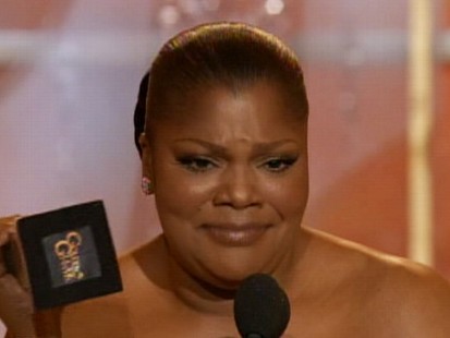 Video: Actress shines light on sexual abuse at Golden Globes.