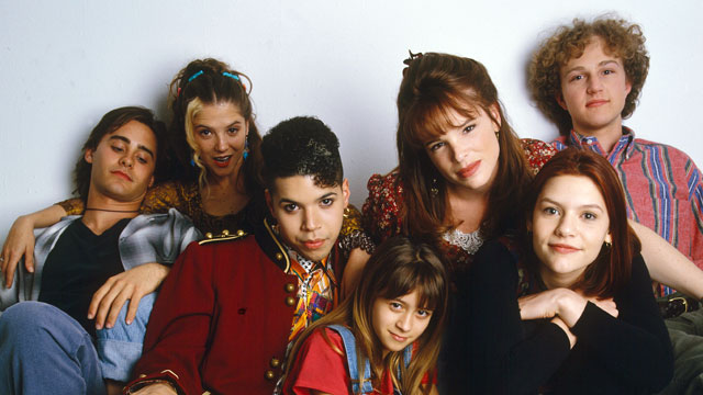 PHOTO: Claire Danes (second from right) played Angela Chase, a 15-year-old who wanted to break out of the mold as a strait-laced teen-ager and straight-A student.