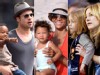 PHOTO From left to right: Brad Pitt, Halle Berry, and Kate Hudson are shown in these file photos with their children.