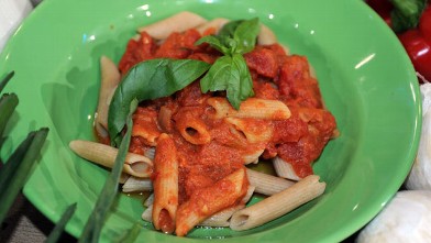 PHOTO: The CarbLover's penne ala vodka is shown here.