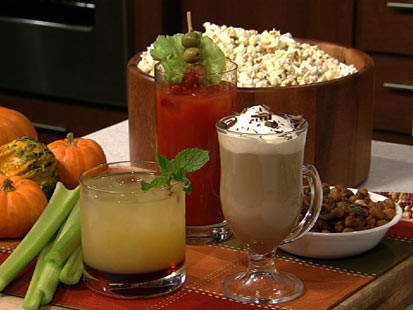 PHOTO: The pomegranate sunrise cocktail is shown here.