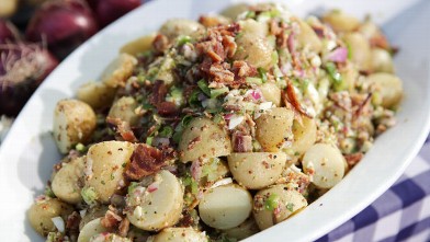 PHOTO: John Currence's smoked german new potato salad is shown here.