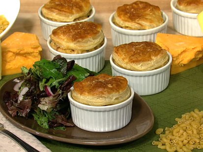 Jason Robert's potted mac and cheese is shown here.