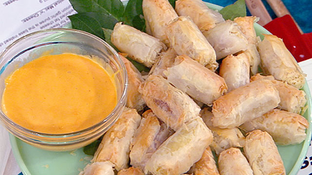 PHOTO: Rocco's Pigs in a Blankets are shown.