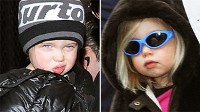 PHOTO Shiloh Jolie Pitt is seen in in this Jan. 13, 2010 file photo, left, and again in March of 2009.