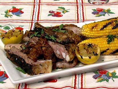 PHOTO: Michael Symons smoked ribs with lemon, oregano and honey are shown here.