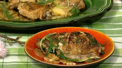 PHOTO: Michael Symon's spring chicken is shown here.